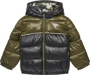 Guess Winterjacke N5YL00 WEGY0 Schwarz Regular Fit