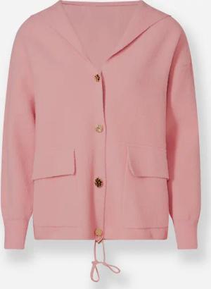 Kapuzenstrickjacke