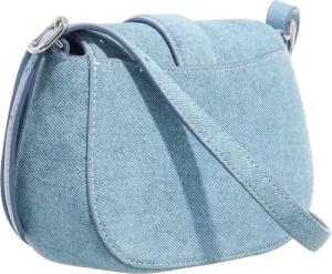 Kate Spade New York Crossbody Bags - Nouveau Denim Suede Mini Saddle - Gr. unisize - in Blau - für Damen