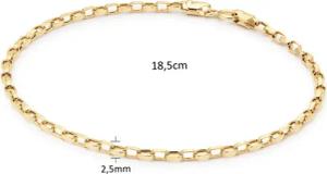 Jackie Gold Armband - Cannes 585 Gold Armband - Gr. ONE SIZE - in Gold - für Damen
