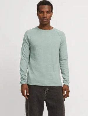 Jack & Jones Rundhalspullover "JJEBREEZE KNIT CREW NECK SN", mit Rundhalsausschnitt