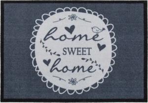 Andiamo Fußmatte "Home Sweet Home, Made in Belgium", rechteckig, 5 mm Höhe, Schmutzfangmatte, rutschfest, mit Spruch, waschbar