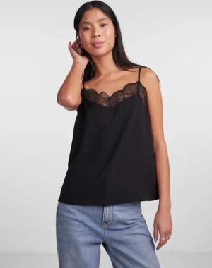 pieces Trägertop "PCTIFFANY STRAP LACE TOP WVN NOOS BC"