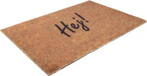 Primaflor-Ideen in Textil Fußmatte "Schmutzfangmatte COUNTRY, Hey", rechteckig, 7 mm Höhe, Schmutzfangmatte, Kokos-Optik, mit Spruch, rutschhemmend, waschbar