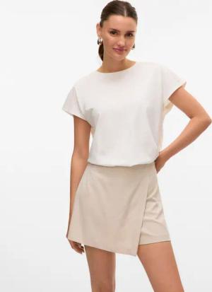 Vero Moda Kurzarmshirt "VMEMMY SS LACE TAPE TOP JRS GA NOOS"