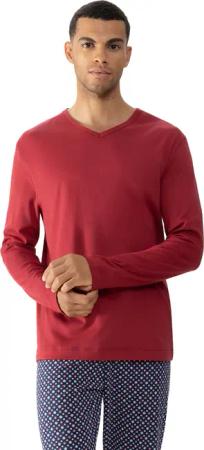 Mey Langarmshirt "SOLID NIGHT", T-Shirt aus Interlock-Jersey