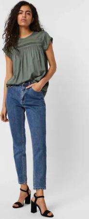 Vero Moda Spitzentop "VMDEBBIE PLEAT S/L TOP GA NOOS"