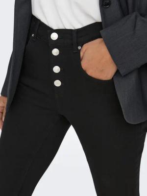 ONLY Skinny-fit-Jeans "ONLRAIN HW SK VIS BUTTON PUSH UP DNM PIM"