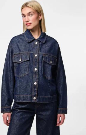 pieces Jeansjacke "PCELMA DENIM JACKET NOOS BC", ohne Kapuze