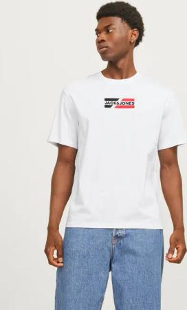 Jack & Jones Rundhalsshirt "JJECORP GRAPHIC TEE SS O-NECK NOOS", mit Logo Print