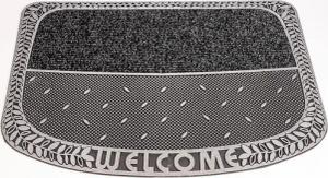 Home2Fashion Fußmatte "TC Clean Tendri, Welcome", rechteckig, 8 mm Höhe, Schmutzfangmatte, mit Spruch, robust, In- und Outdoor geeignet