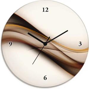 Artland Wanduhr "Welle", wahlweise mit Quarz- oder Funkuhrwerk, lautlos ohne Tickgeräusche