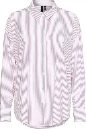 Vero Moda Langarmbluse "VMNORA LS OVERSIZE SHIRT WVN GA NOOS"