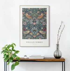 Reinders Poster "William Morris - strawberry thief"