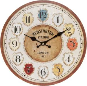 Myflair Möbel & Accessoires Wanduhr ""Wanja"", weiß, rund, Ø 34 cm, dekorativ in Küche & Wohnzimmer
