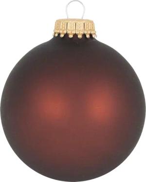 Krebs Glas Lauscha Weihnachtsbaumkugel "CBK83313, Weihnachtsdeko, Christbaumschmuck, Christbaumkugeln Glas", (Set, 8 St.)