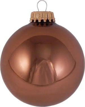 Krebs Glas Lauscha Weihnachtsbaumkugel "CBK70416, Weihnachtsdeko, Christbaumschmuck, Christbaumkugeln Glas", (Set, 8 St.)