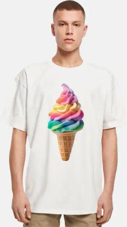 Merchcode Pride Scoops Heavy Oversized T-shirt