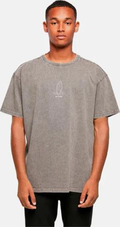Merchcode Summer - Surf Vibes Acid Washed Oversize Tee