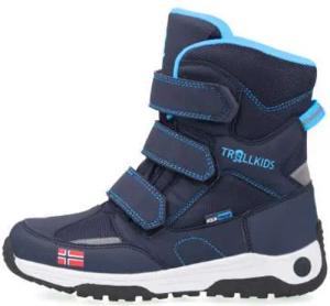 Schneestiefel Trollkids Kids Lofoten blau