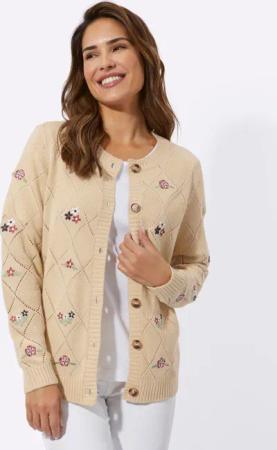 Ajourstrickjacke