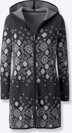 Longstrickjacke