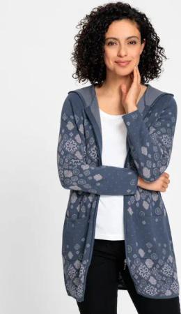 Longstrickjacke