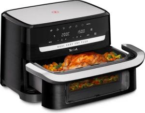 Tefal Heißluftfritteuse "EY9228 Easy Fry Flex", 2700 W, Flex-Cook-Technologie, 7 voreingestellte Programme, bis zu 220C, 9 L
