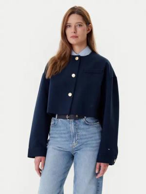 Tommy Hilfiger Sakko WW0WW46519 Dunkelblau Relaxed Fit