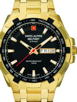 Swiss Alpine Military 7043.1117 Day-Date Herrenuhr 42mm 10ATM