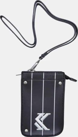 Karl Kani OG Pinstripe Fake Leather small Pouch Bag