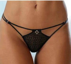 petite fleur gold Bändchenstring mit Strass-Details