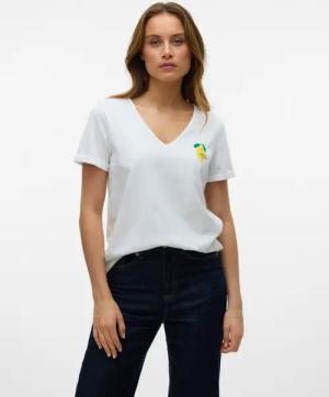 Vero Moda Kurzarmshirt VMBITONA S/S V-NECK