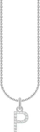THOMAS SABO Kette mit Anhänger Buchstabe,