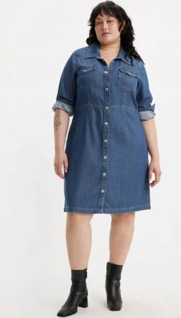 Levi's® Plus Jeanskleid Western Dress