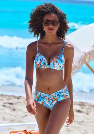 Venice Beach Bikini-Hose Caru mit Allover-Print