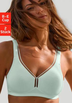 petite fleur T-Shirt-BH (Packung, 2 Stück)