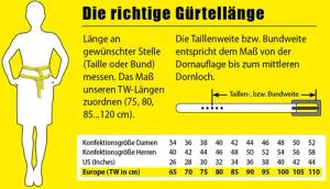 BERND GÖTZ Ledergürtel mit goldener Schließe