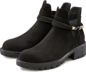 LASCANA Chelseaboots mit abnehmbarem Band und