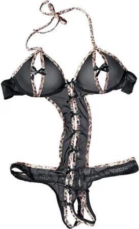 petite fleur gold Body-Ouvert mit Bügel,