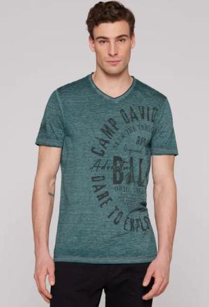 CAMP DAVID T-Shirt mit Logo Print