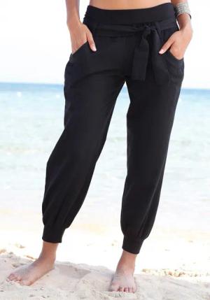 Buffalo Strandhose aus Leinen-Mix, Leinenhose, Sommerhose,