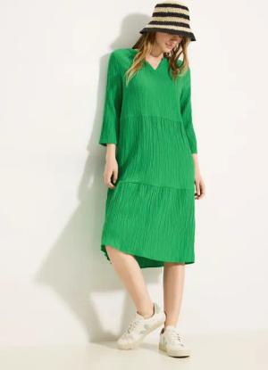 CECIL Tunikakleid Sommerkleid mit Struktur