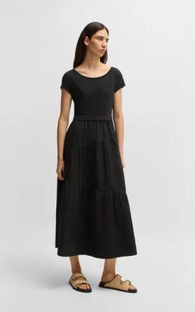 BOSS ORANGE Volantkleid Enesi Premium Damenmode