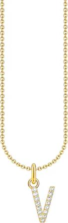 THOMAS SABO Kette mit Anhänger Buchstabe,