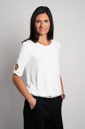 Seidel Moden Rundhalsshirt mit Cut-Out Details,