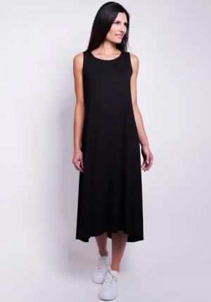 Seidel Moden Midikleid ärmellos, aus Viskose