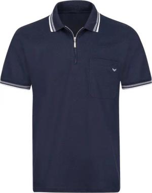 Trigema Poloshirt TRIGEMA Poloshirt mit Reißverschluss