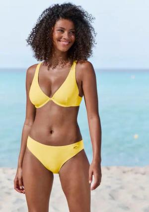 Venice Beach Bikini-Hose Lucky aus gerippter