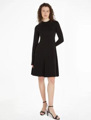 Tommy Hilfiger Jerseykleid F&F C-NK SHINY
